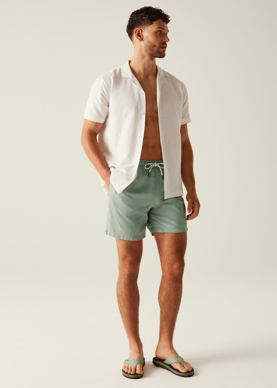Regatta Sage Green Mackleyna Swim Shorts