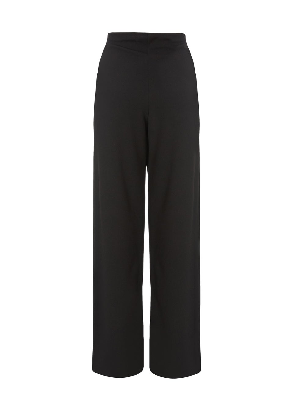 Quiz Black Buckle Palazzo Trousers