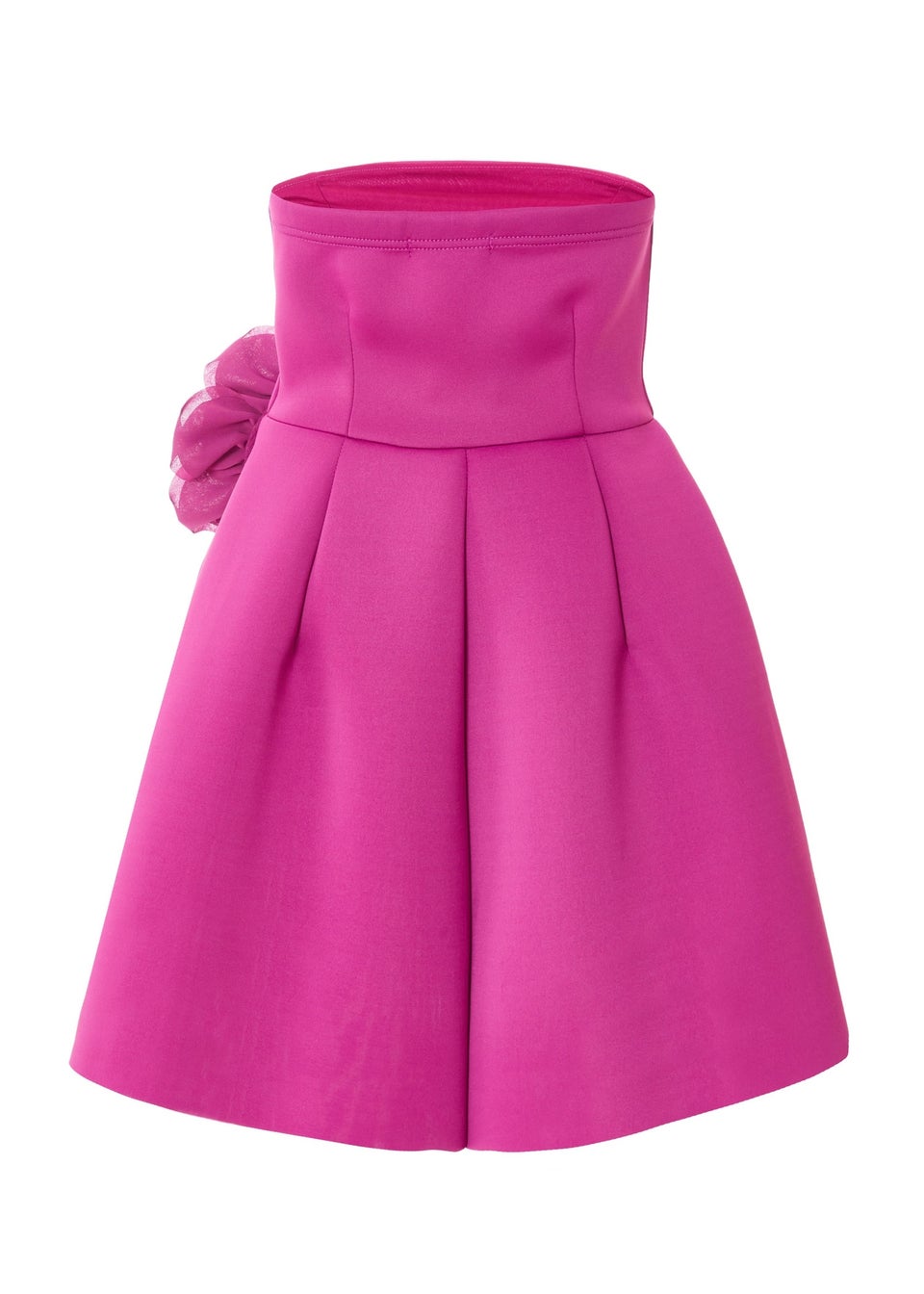 Quiz Purple Strapless Mini Dress