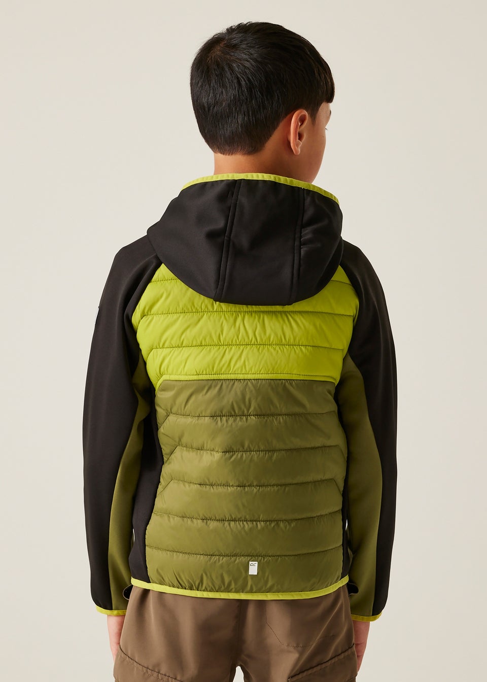 Regatta Sage Green Kids Kielder IX Water Repellent Extol Stretch Jacket (3-16 Years)
