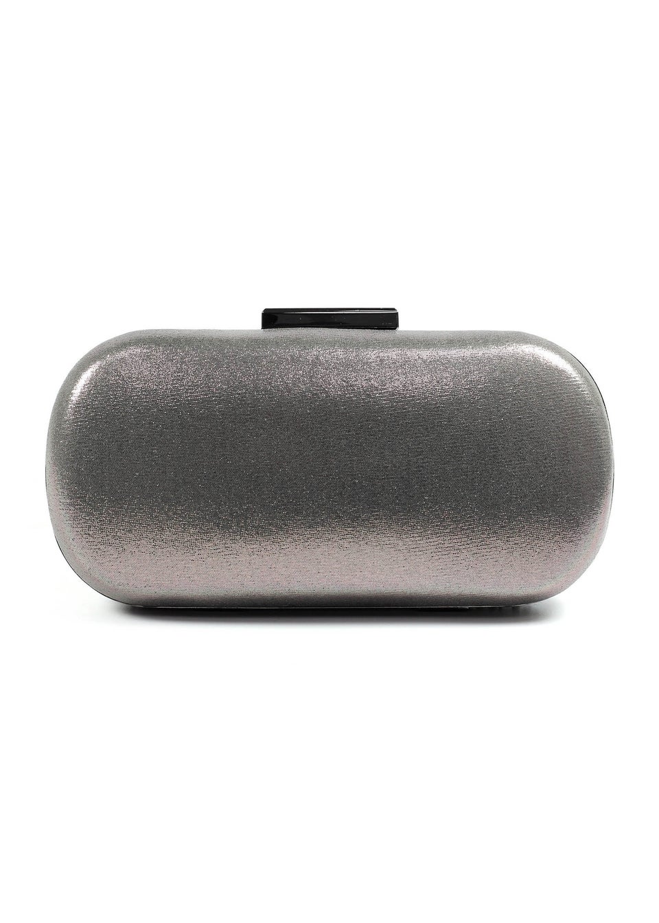 Lunar Francie Pewter Gemstone Clutch Bag