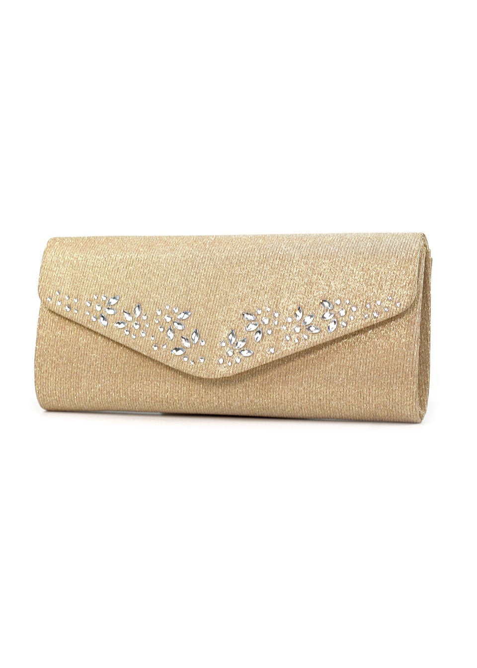 Lunar Willow Gold Clutch Bag