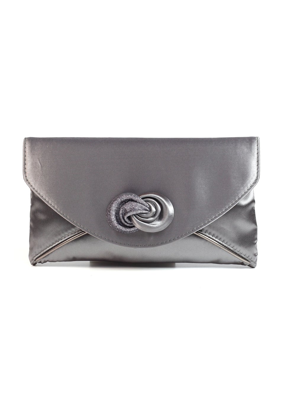 Lunar Ripley Grey Satin Bag