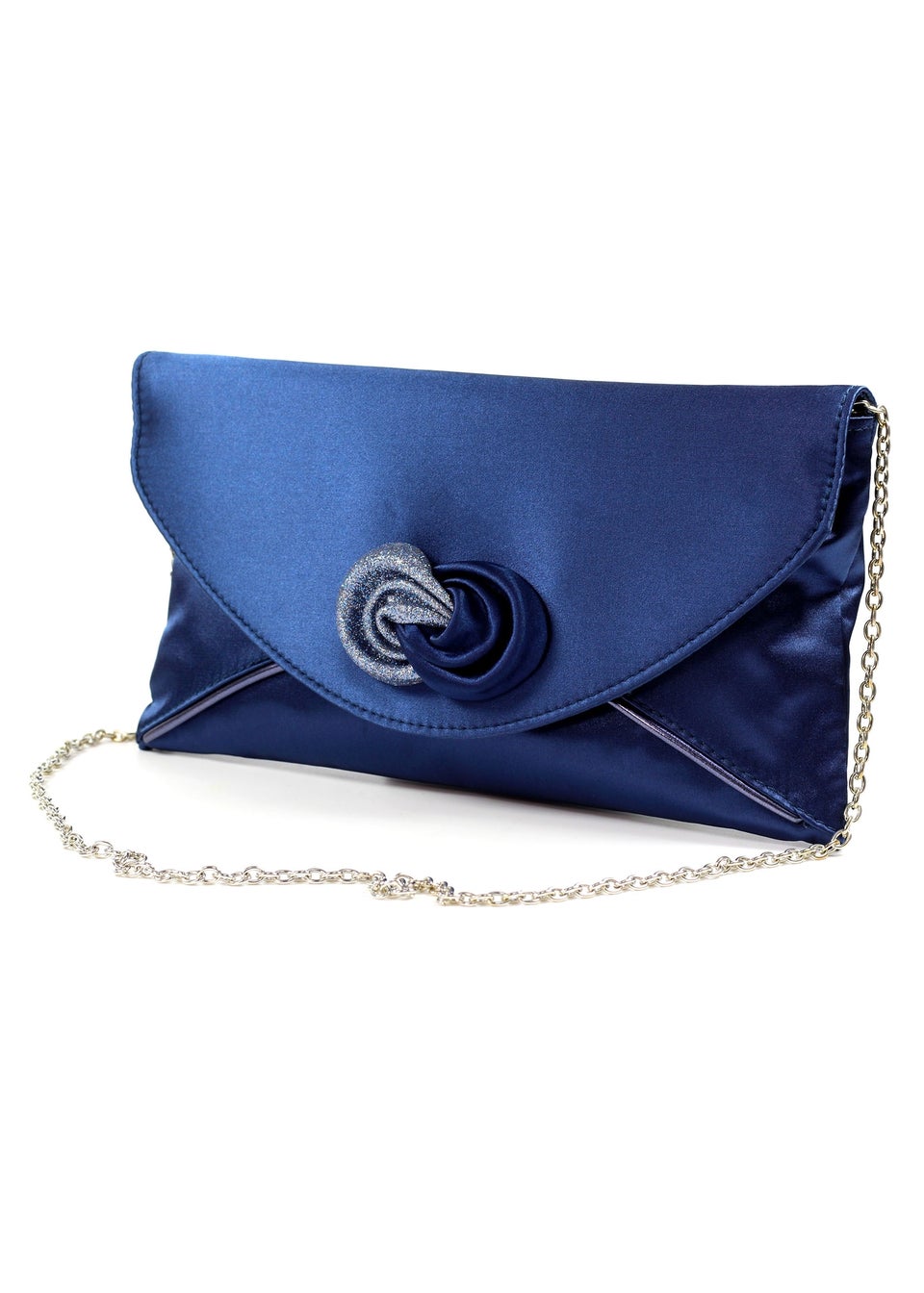 Lunar Ripley Navy Satin Bag