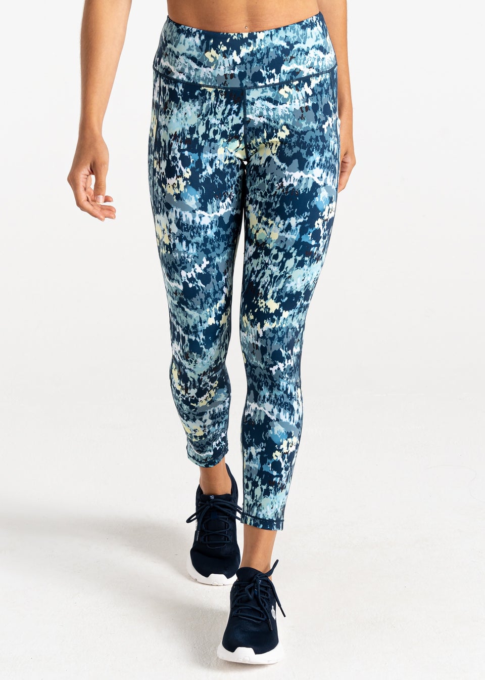 Dare2b Sea Blue Print Influential II Quick Dry Leggings