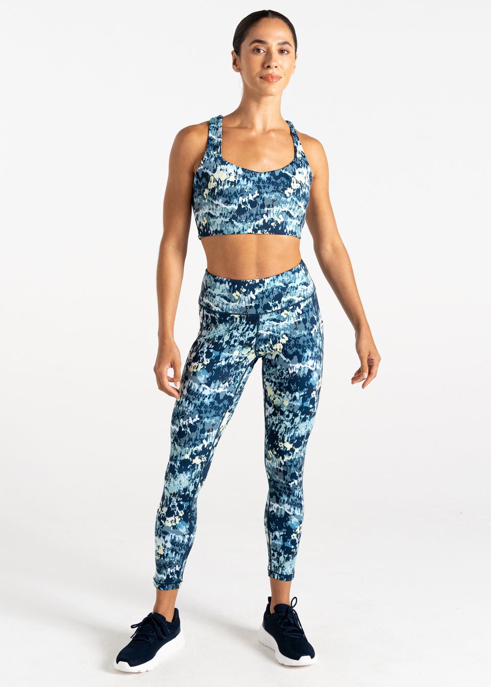 Dare2b Sea Blue Print Influential II Quick Dry Leggings