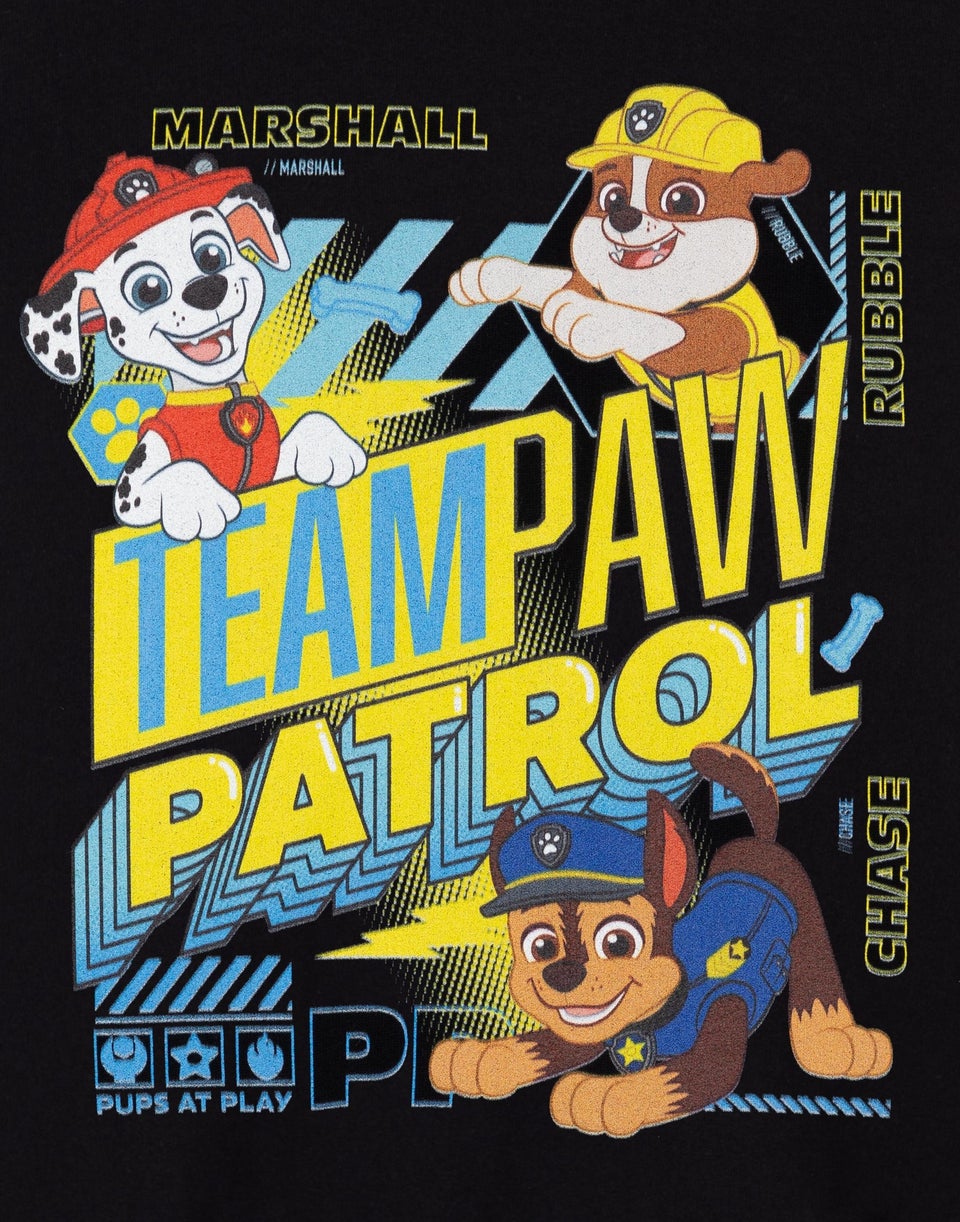Paw Patrol Team Paw Kids Black Hoodie (3-8 years)