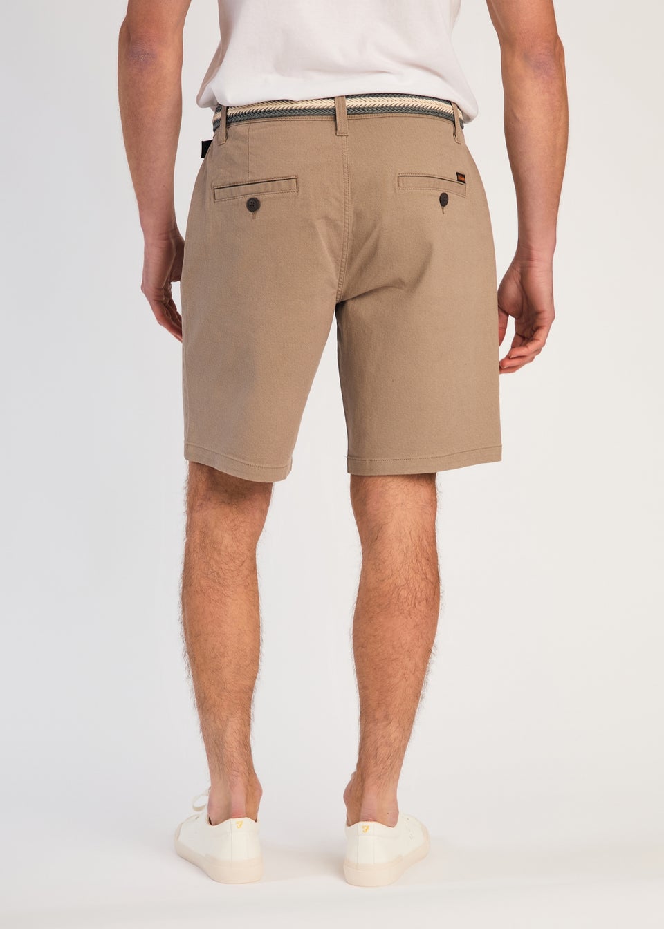 Tokyo Laundry Stone Cotton Chino Short With Belt