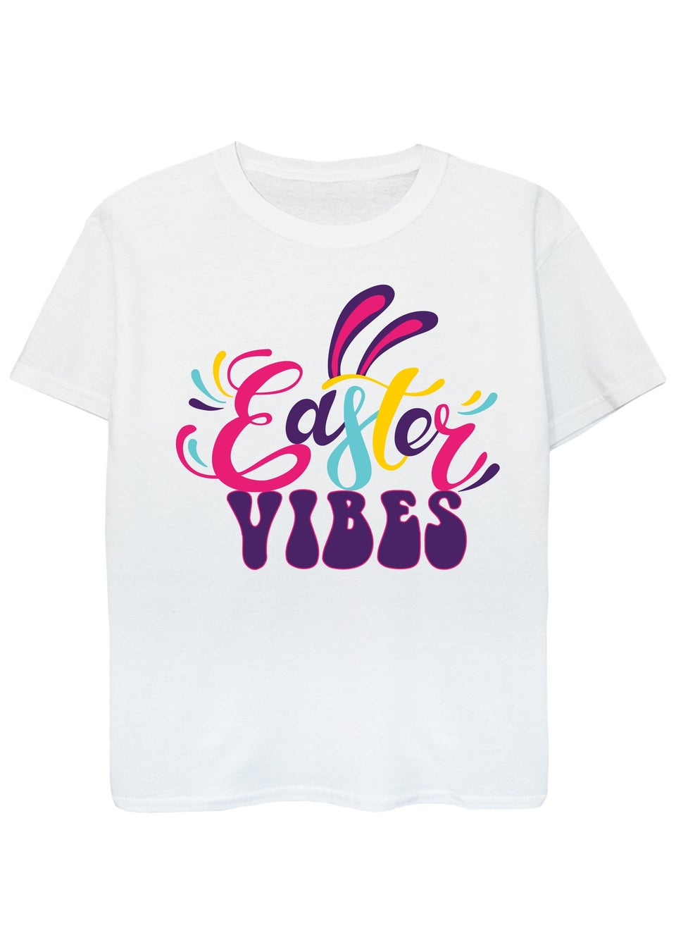 Brands In Easter Vibes Kids White T-Shirt (3-13 Years)