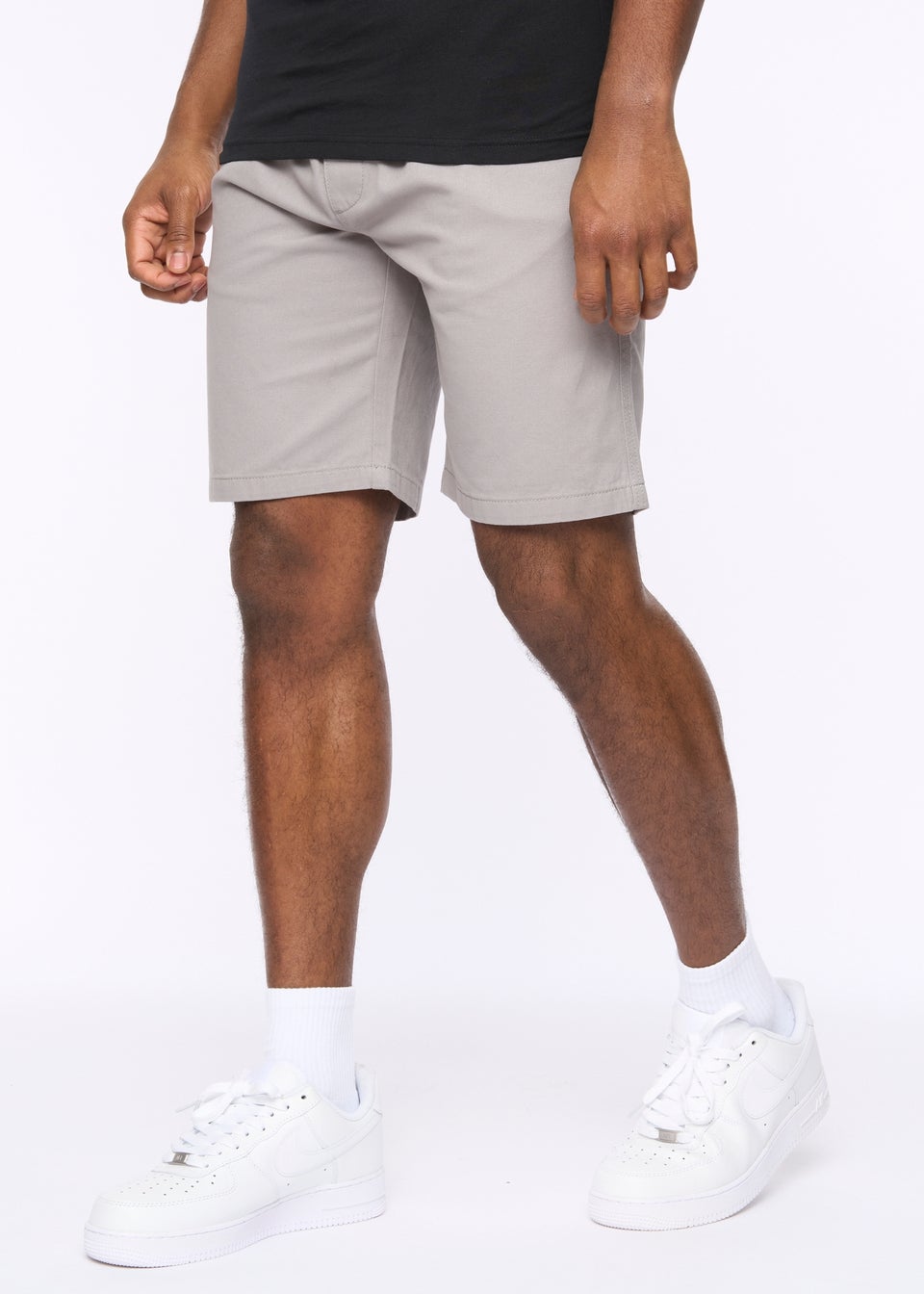 Crosshatch Grey Blansmoore Elastic Waist Shorts