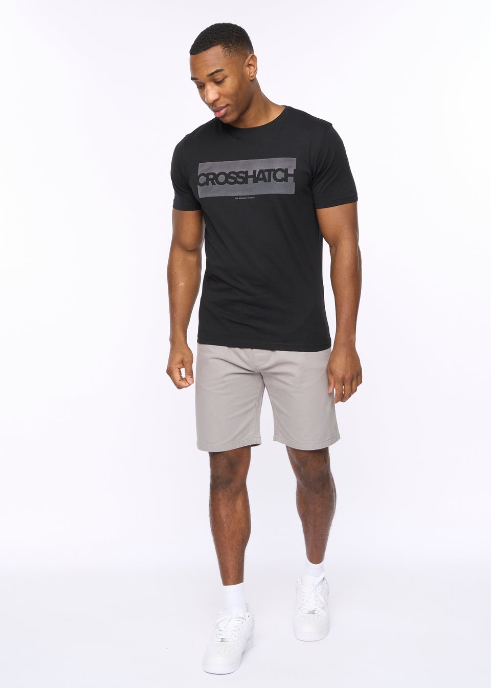 Crosshatch Grey Blansmoore Elastic Waist Shorts