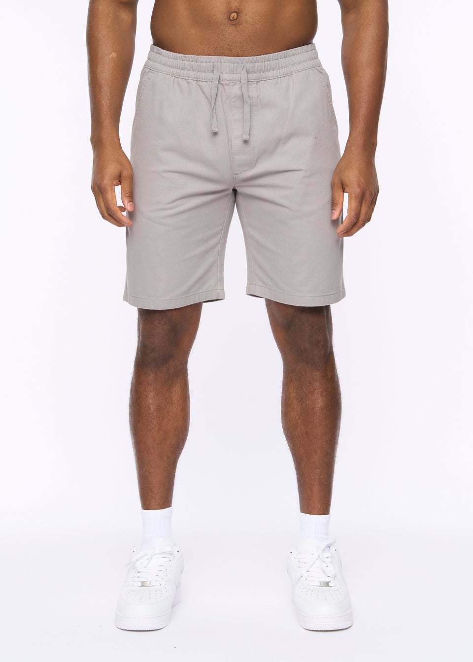 Crosshatch Grey Blansmoore Elastic Waist Shorts