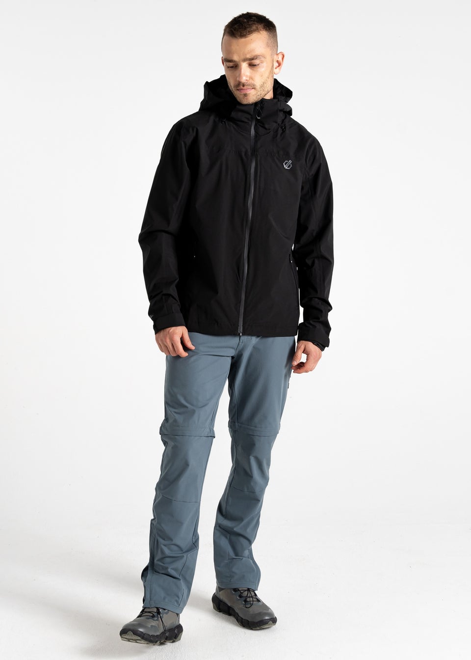 Dare2b Black Switch Out II Waterproof Ared Jacket