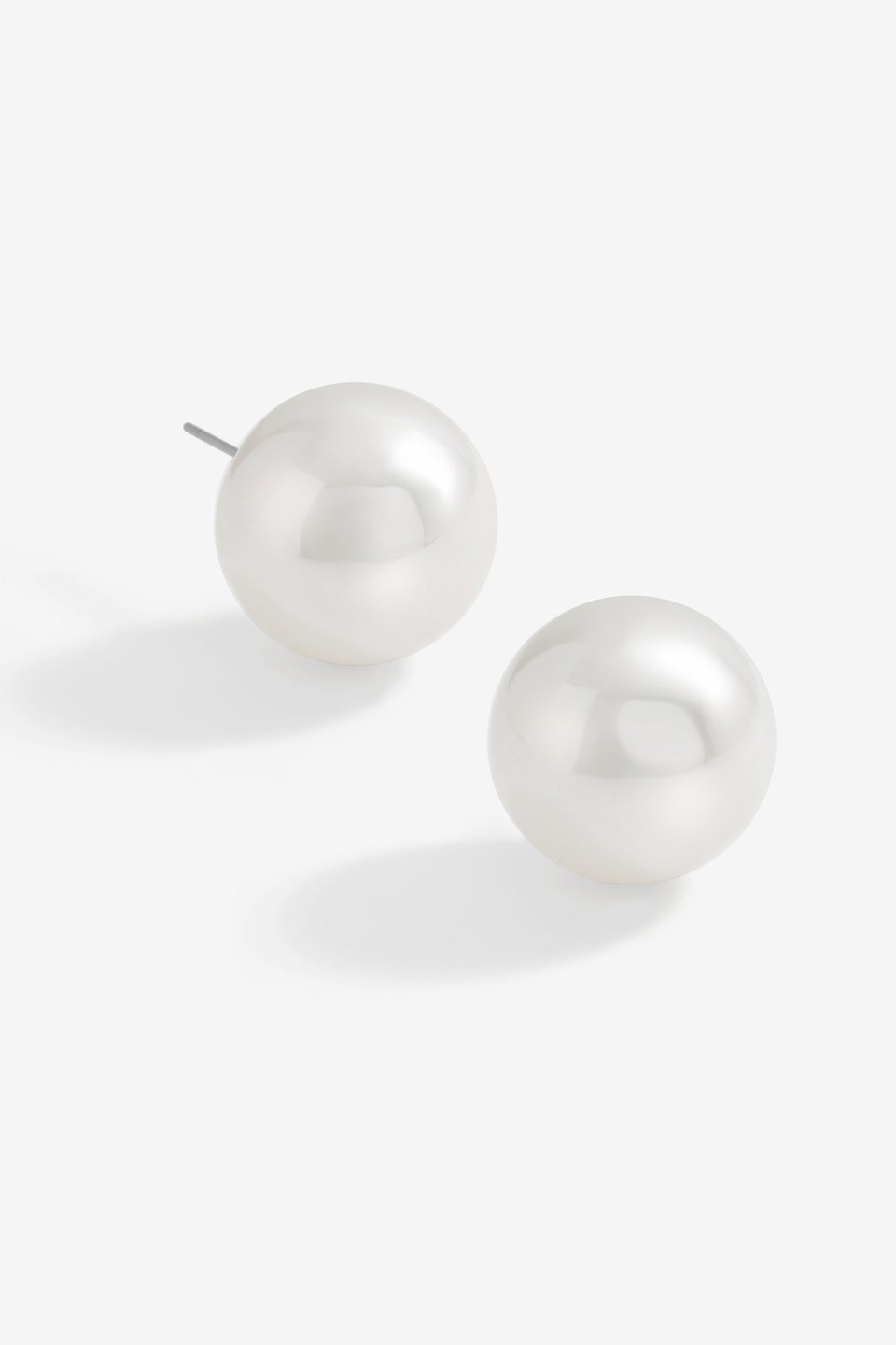 Mood Gold Pearl Large Stud Earrings