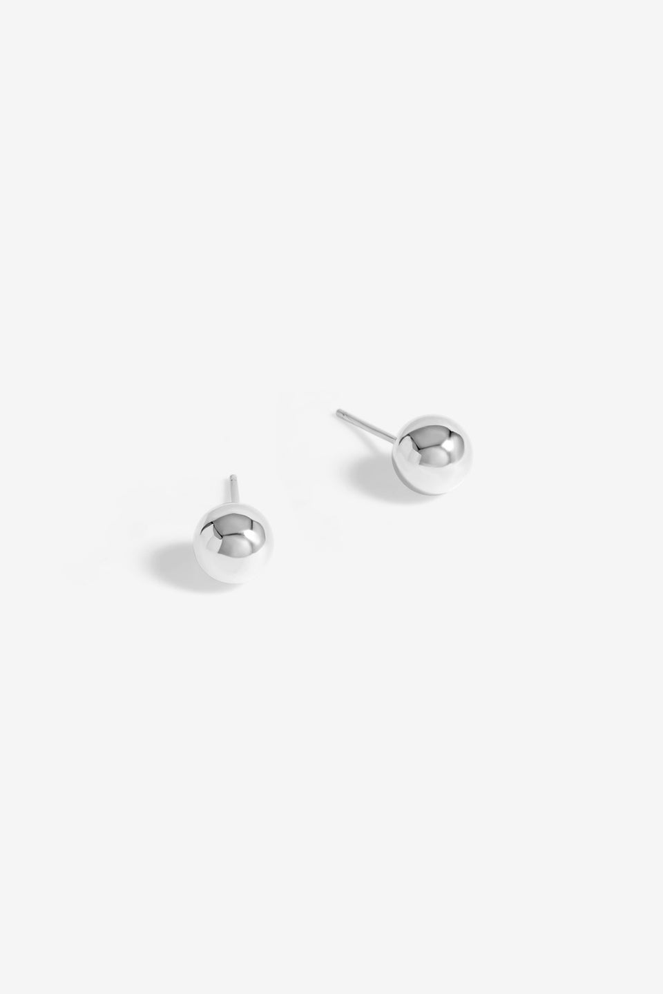 Simply Silver Sterling Silver 925 Polished Orb Stud Earrings