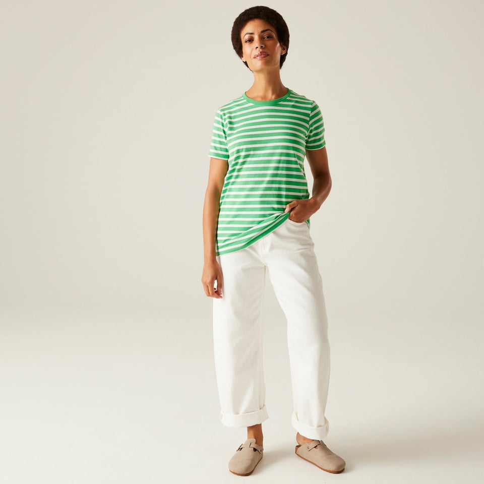 Regatta Lime Stripe Bayletta Tee