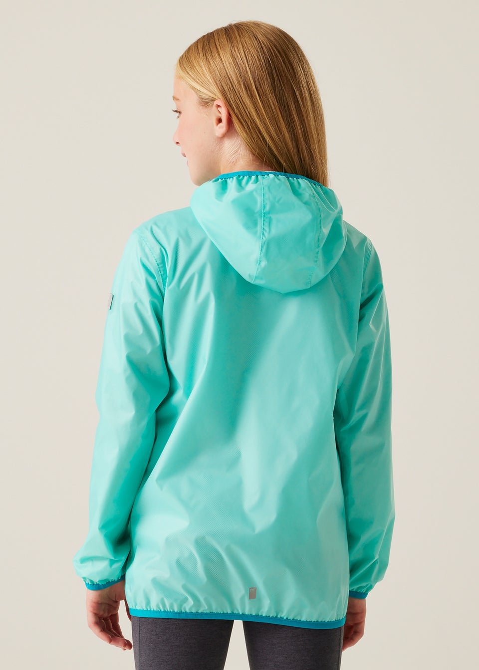 Regatta Blue Exotic Plume Kids Lever II Waterproof Breathable Isolite Jacket (3-16 Years)