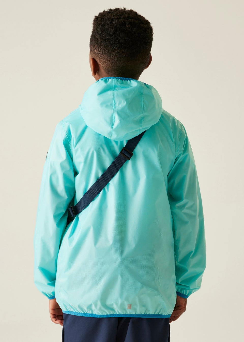 Regatta Blue Exotic Plume Kids Lever II Waterproof Breathable Isolite Jacket (3-16 Years)