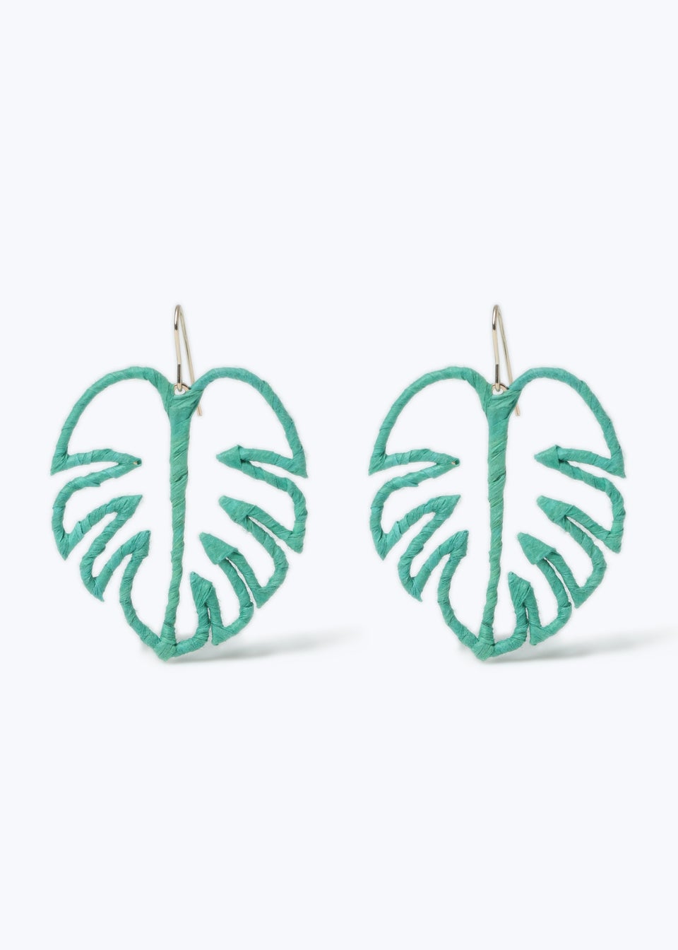 Muse Green Leaf Drop Earrings