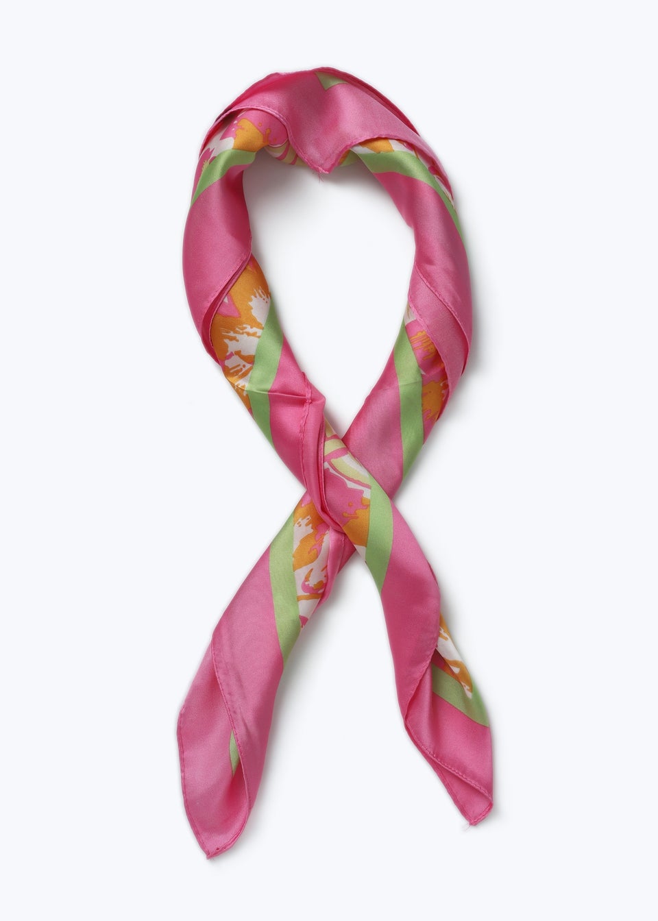 Muse Pink Patterned Head Scarf