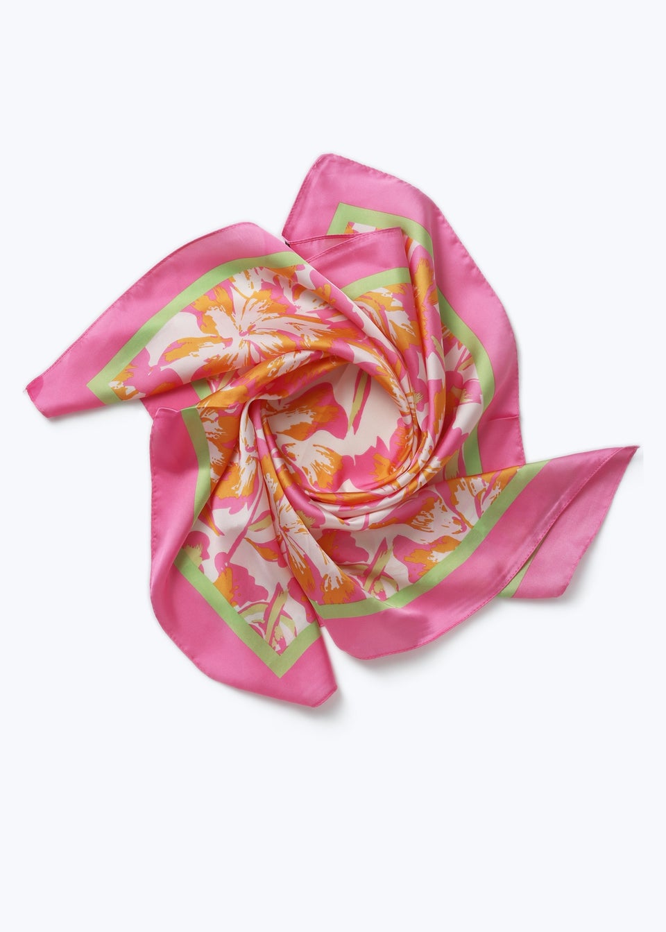 Muse Pink Patterned Head Scarf