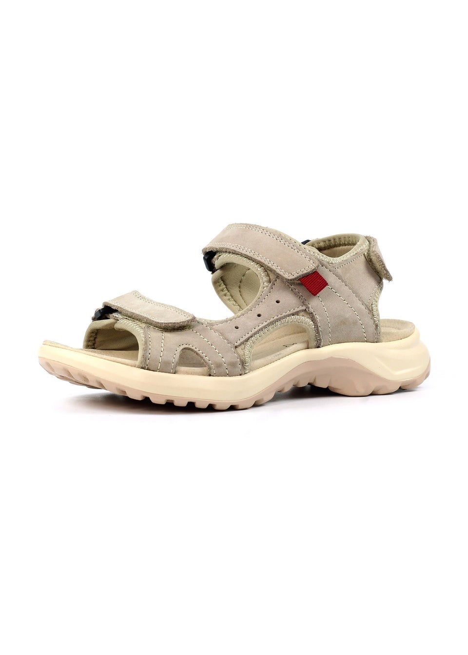 Lazy Dogz Beige Riviera Leather Sandal