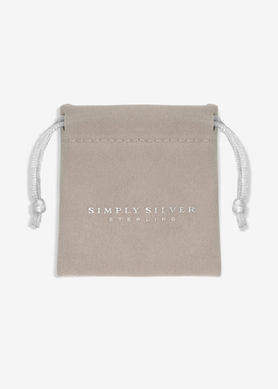 Simply Sterling Silver 925 Polished Molten Open Pendant