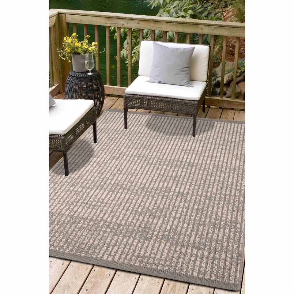 Homemaker Grey Hatch Design Rug