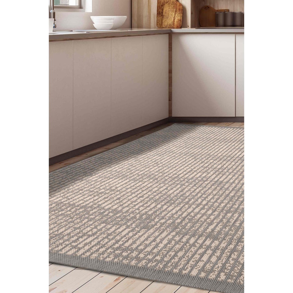 Homemaker Grey Hatch Design Rug