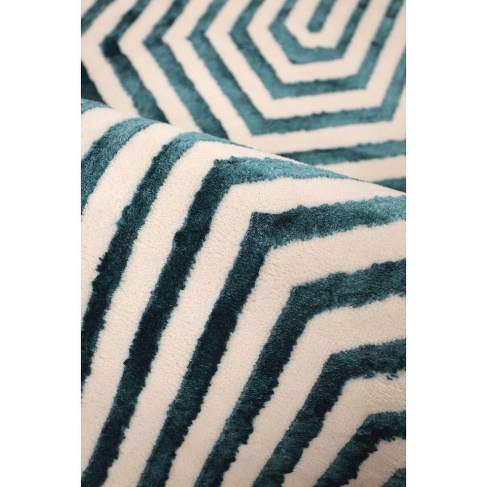Homemaker Blue Illusion Design Rug