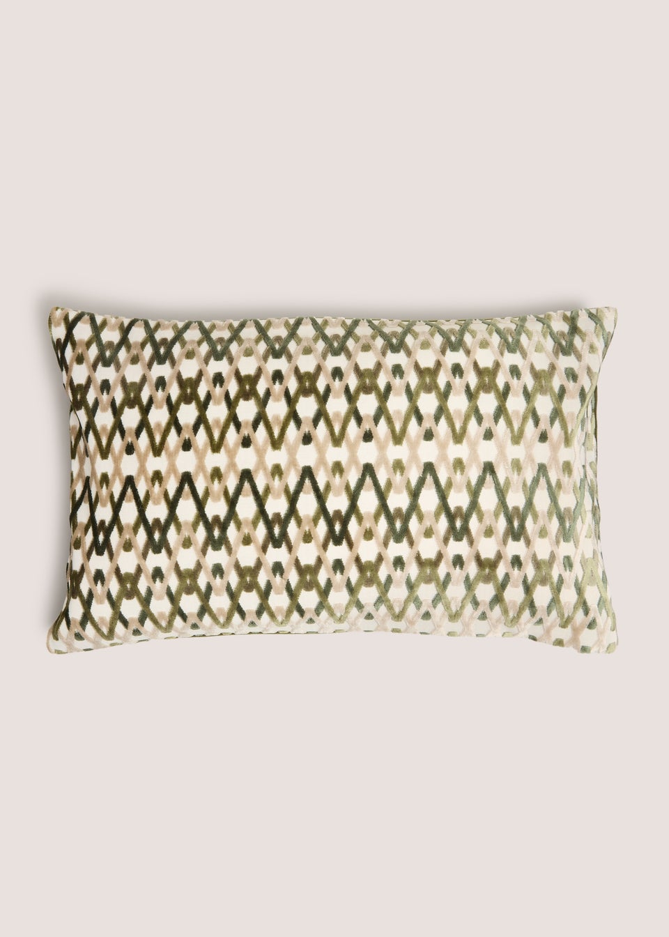 Green Zig Zag Cushion