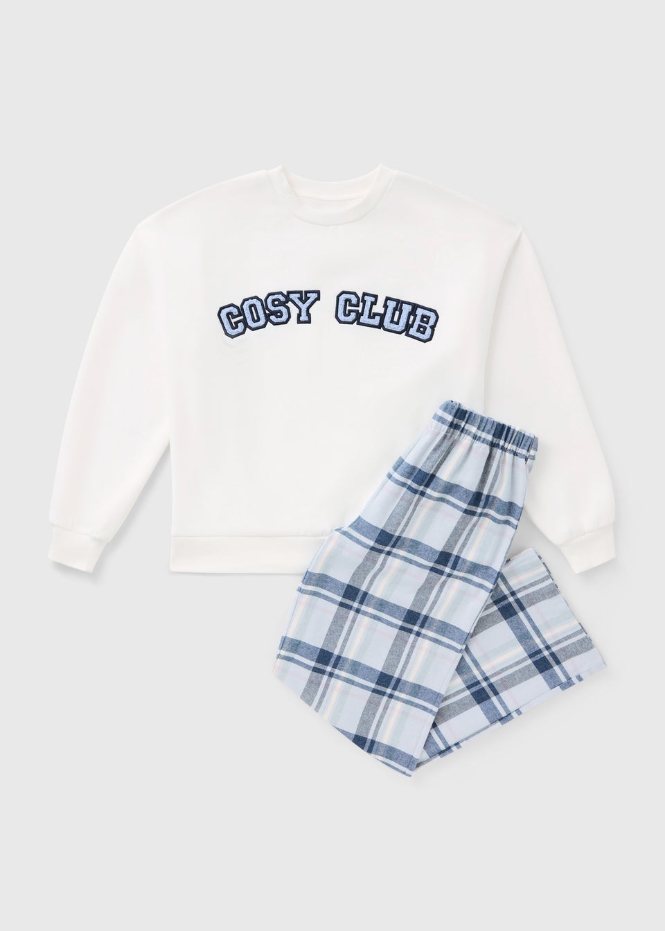 Blue Cosy Club Family Pyjama Set
