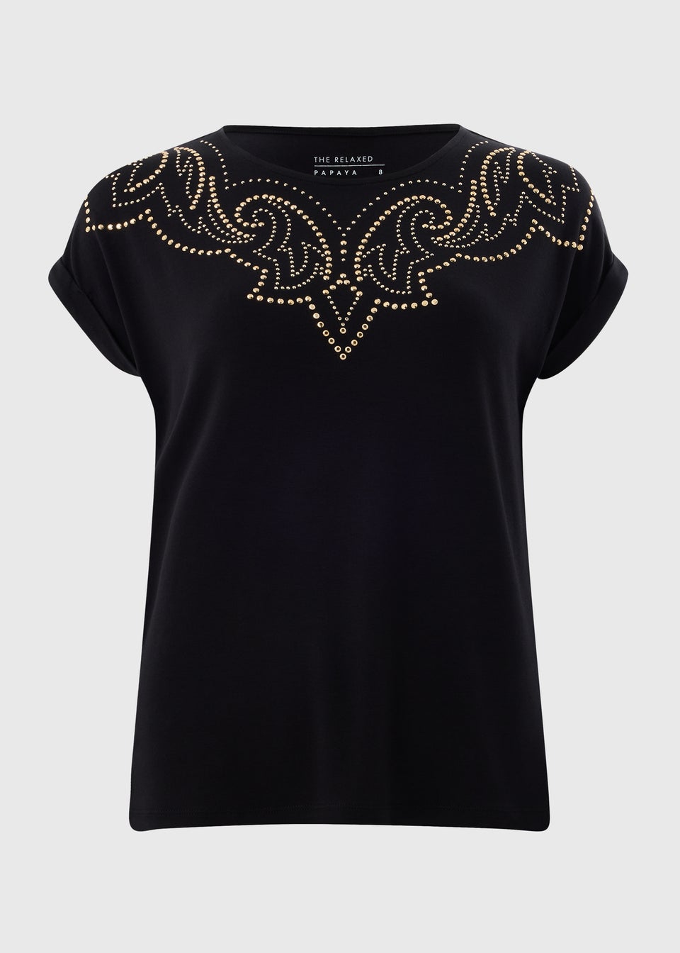 Black Western Stud T-Shirt
