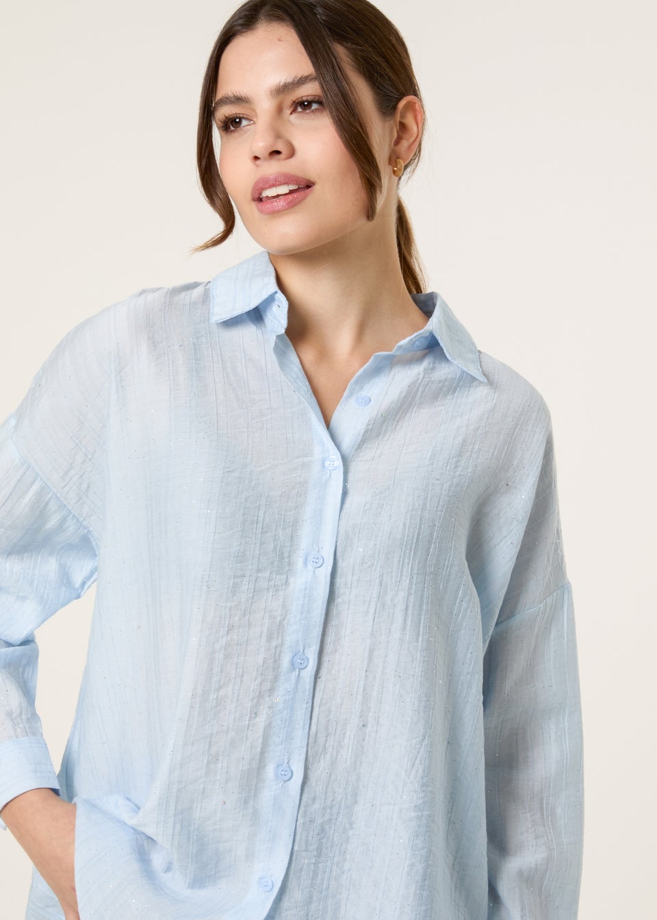 Blue Vanilla Blue Glitter Shirt