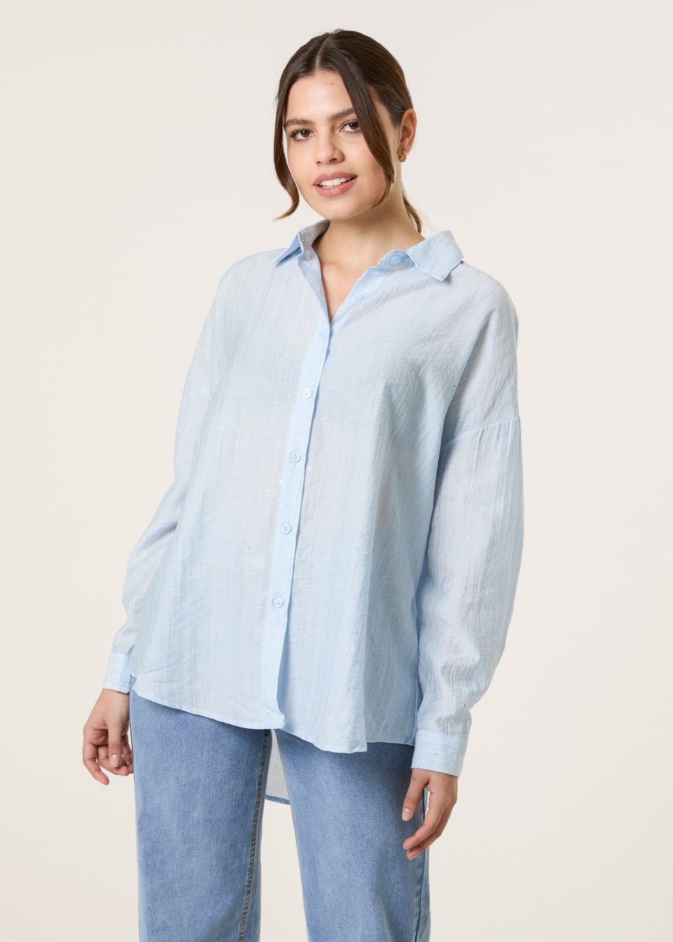 Blue Vanilla Blue Glitter Shirt