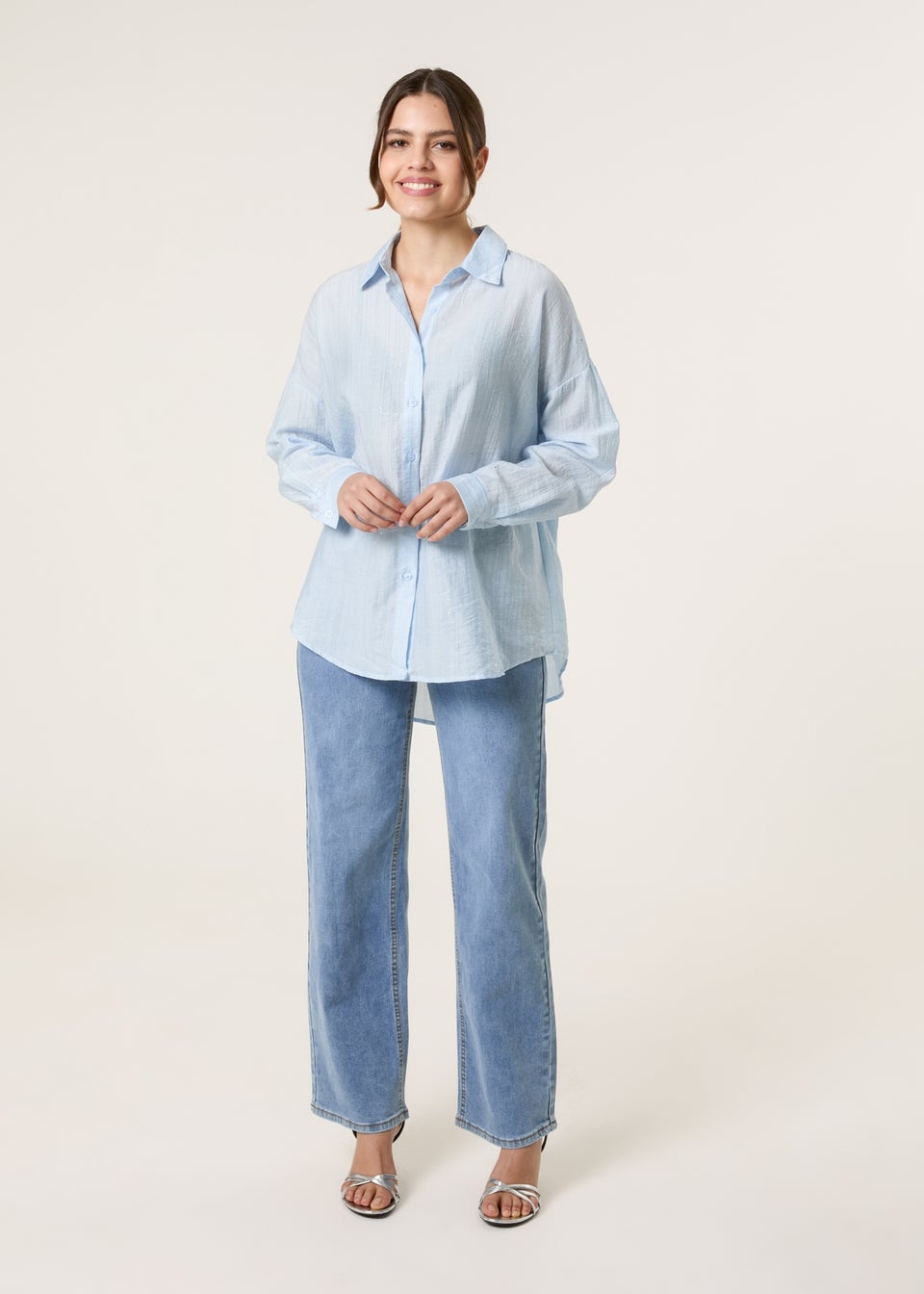 Blue Vanilla Blue Glitter Shirt