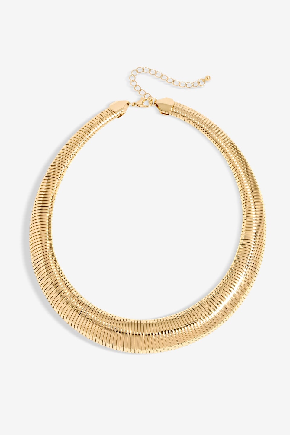 Jon Richard Gold Plated Statement Omega Necklace