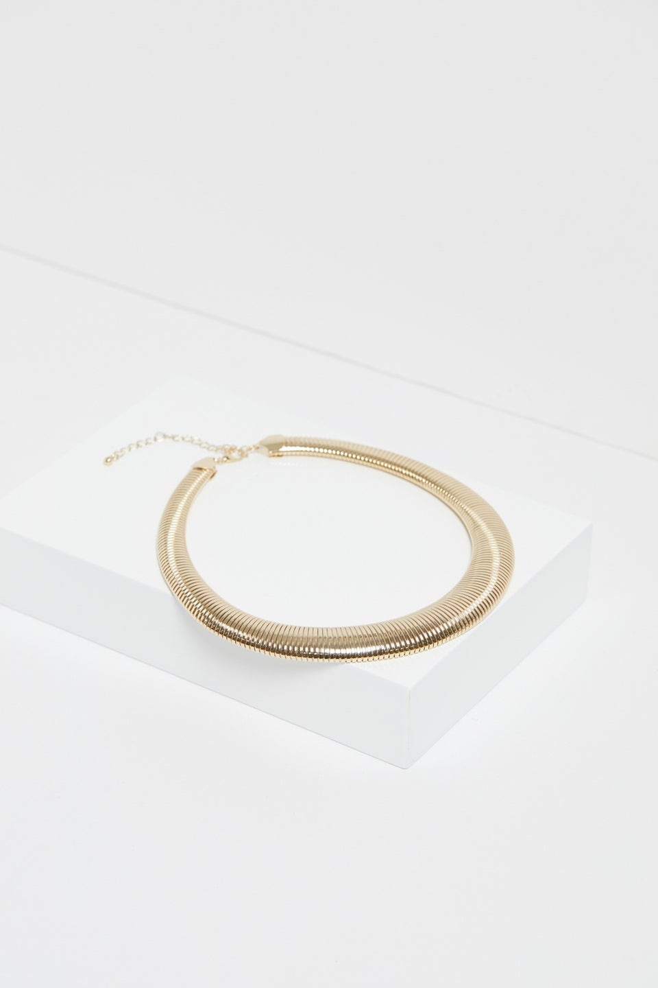 Jon Richard Gold Plated Statement Omega Necklace