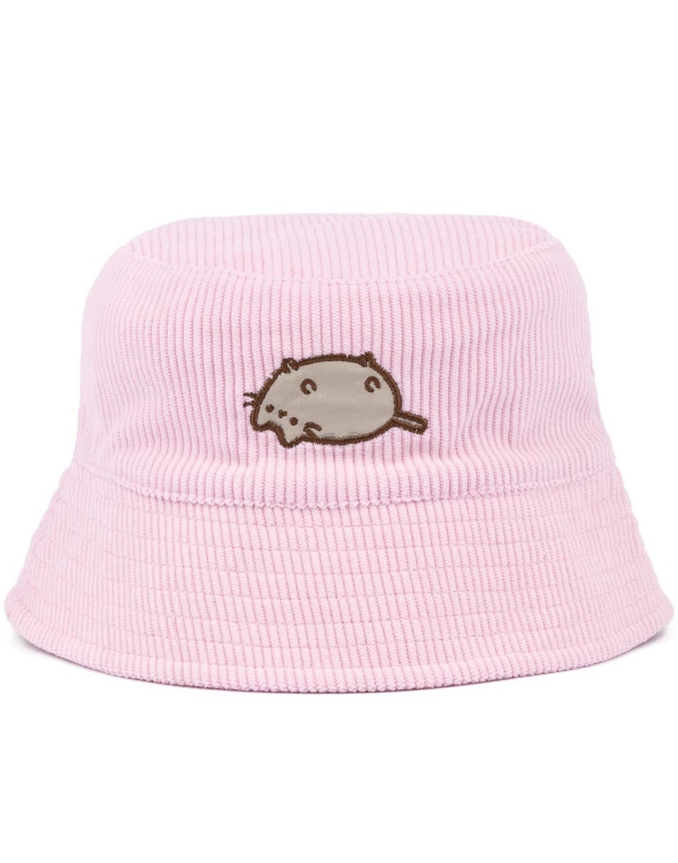 Pusheen Pink Ripped Embroidered Bucket Hat