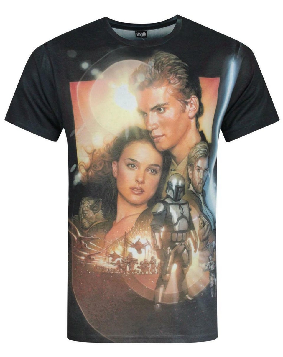 Star Wars Black Attack Of The Clones T Shirt