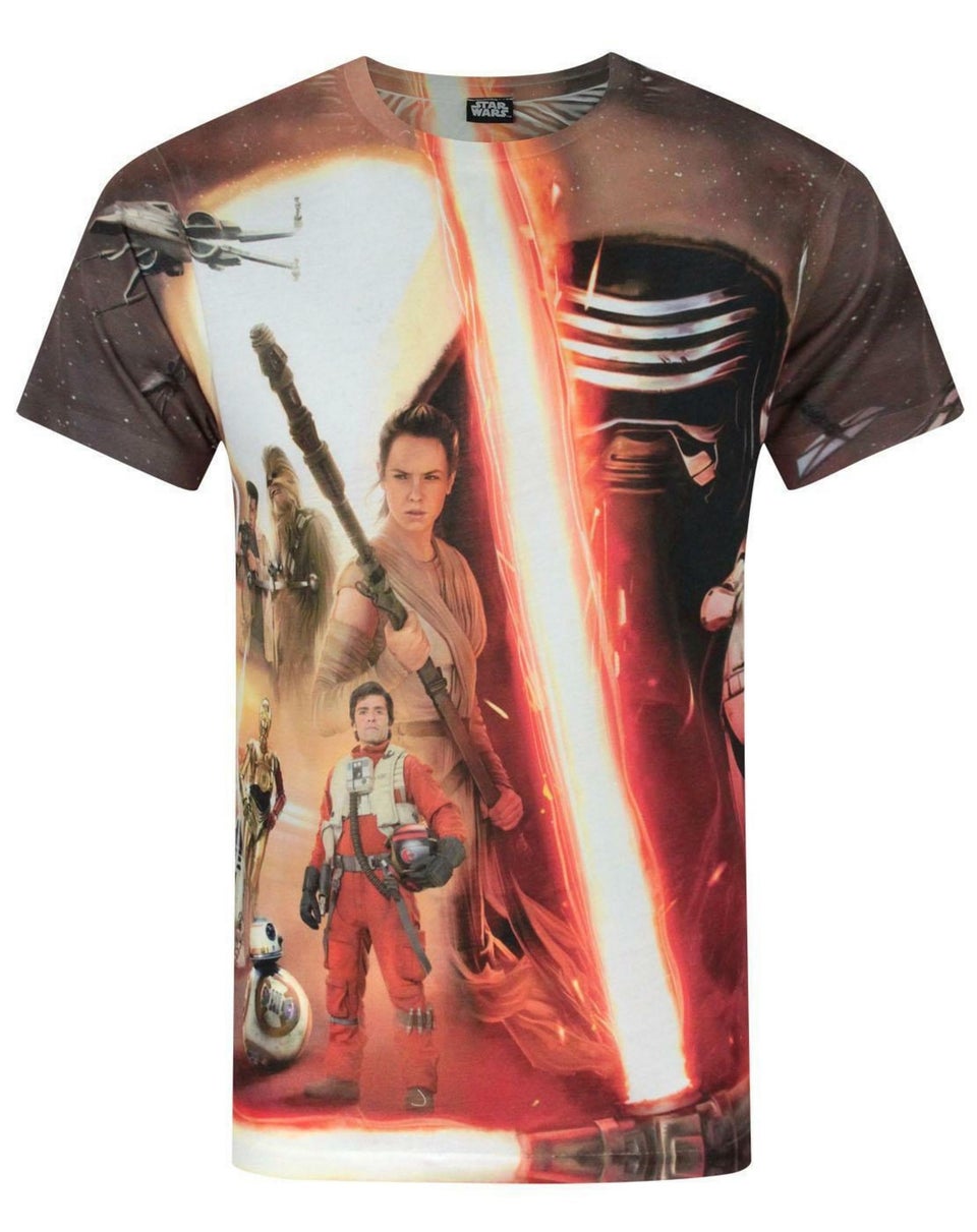 Star Wars White Heroes & Villains T Shirt