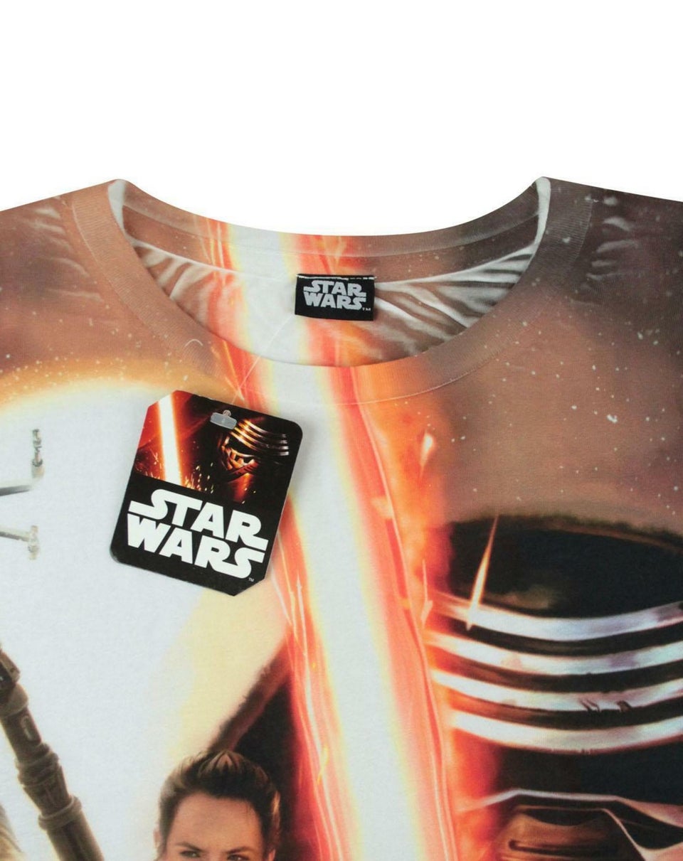 Star Wars White Heroes & Villains T Shirt