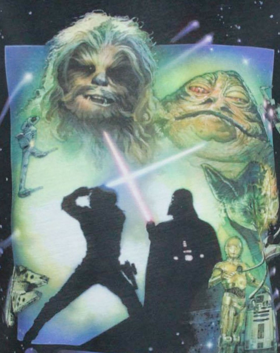 Star Wars White Return Of The Jedi T Shirt