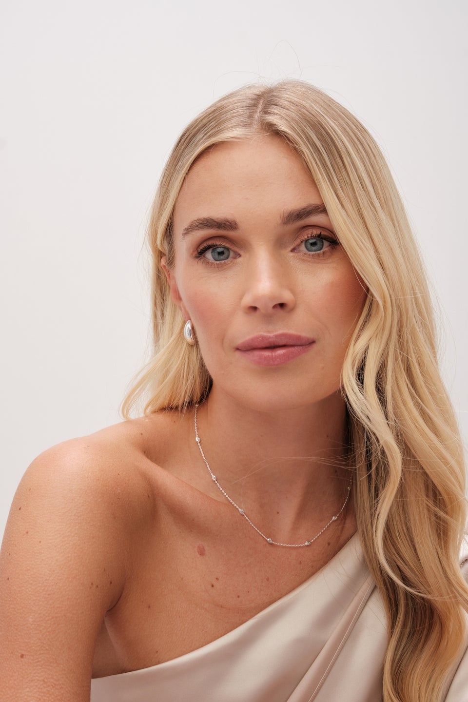 Simply Silver Sterling Silver 925 Polished Textured Nugget Chain Necklace