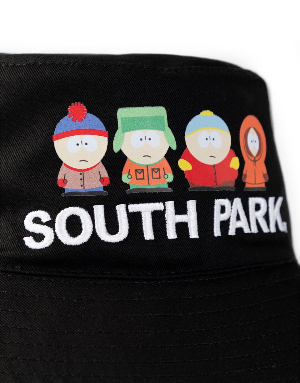 South Park Black Character Line Up Bucket Hat