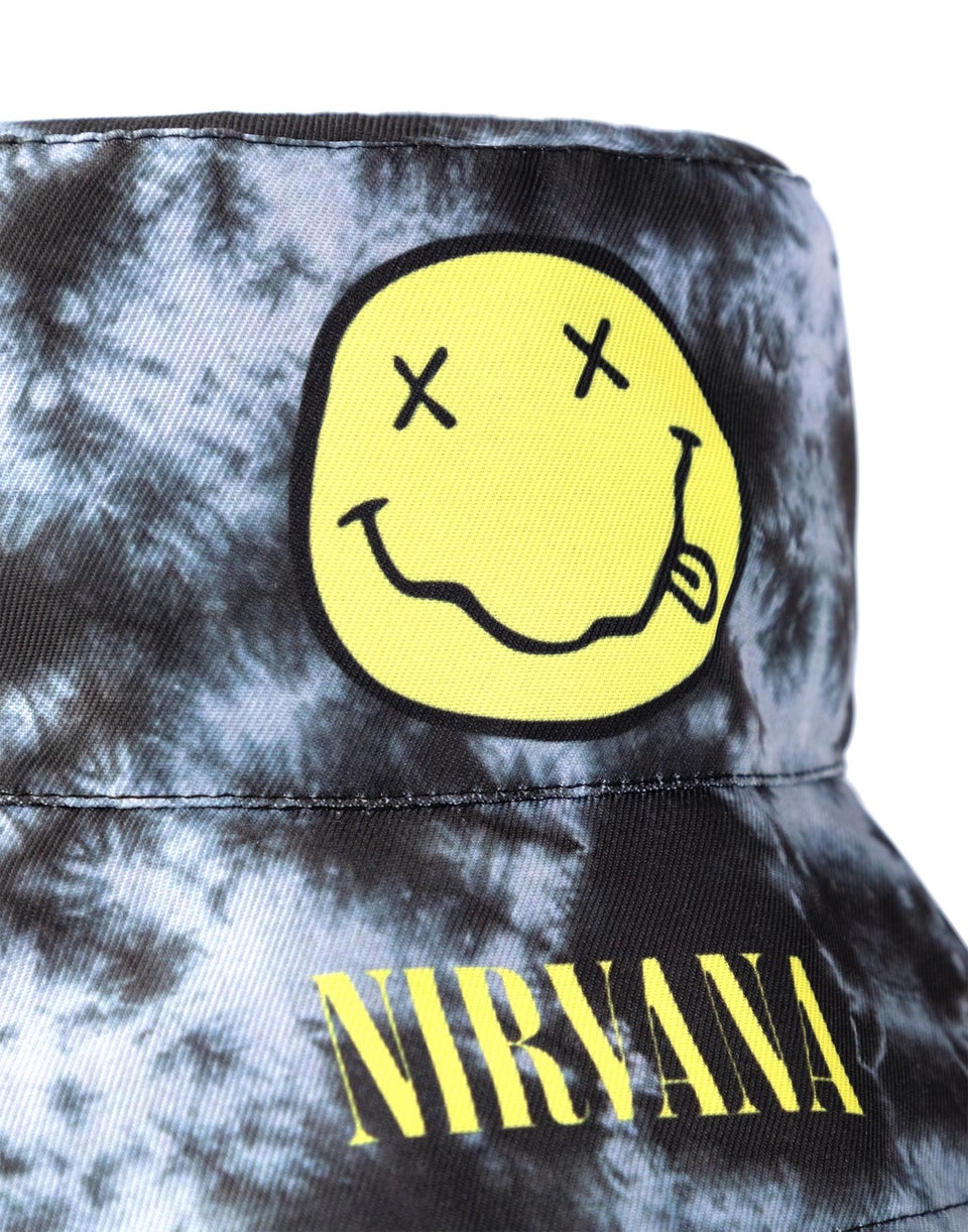 Nirvana Black Logo Bucket Hat