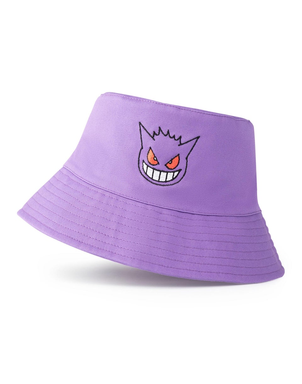 Pokemon Purple Gengar Character Bucket Hat
