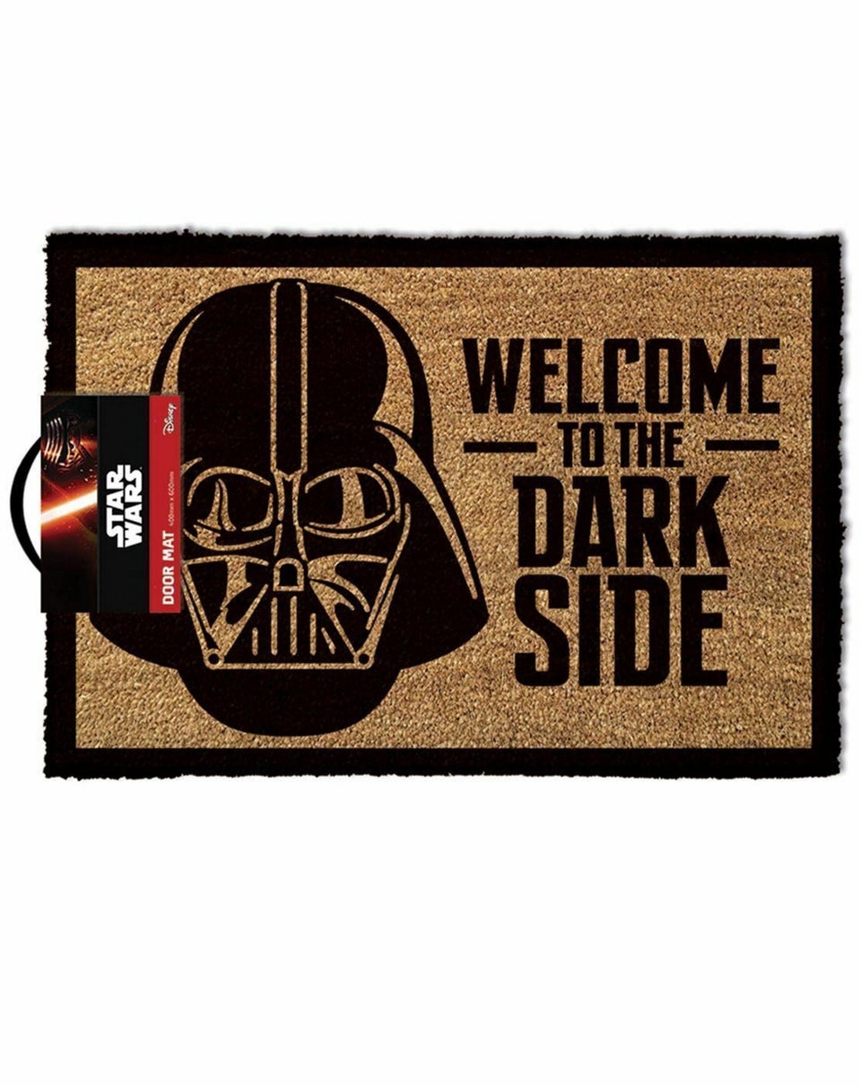Star Wars Brown Darth Vader Welcome To The Dark Side Coir Door Mat