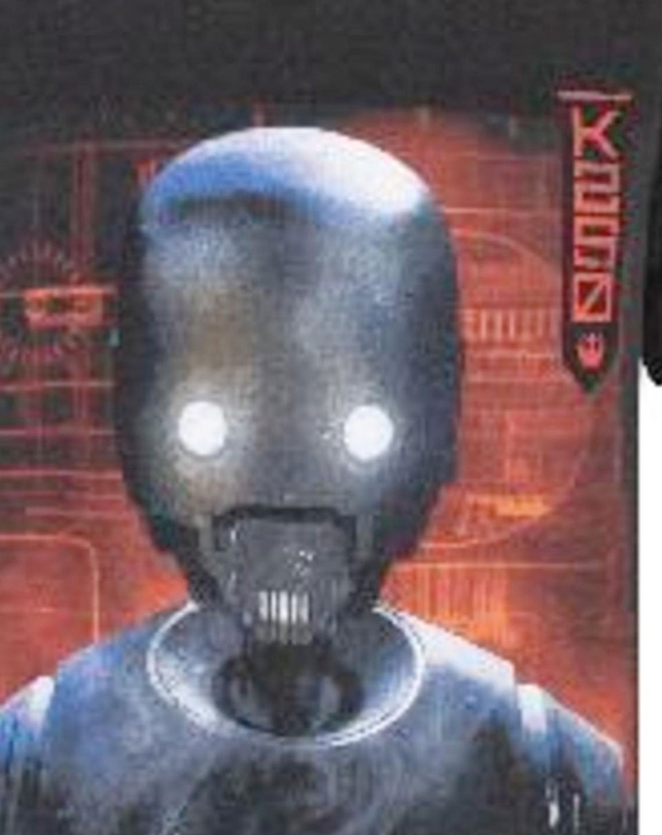 Star Wars Kids Black Rogue One K2S0 Robot T Shirt (3-15 Years)