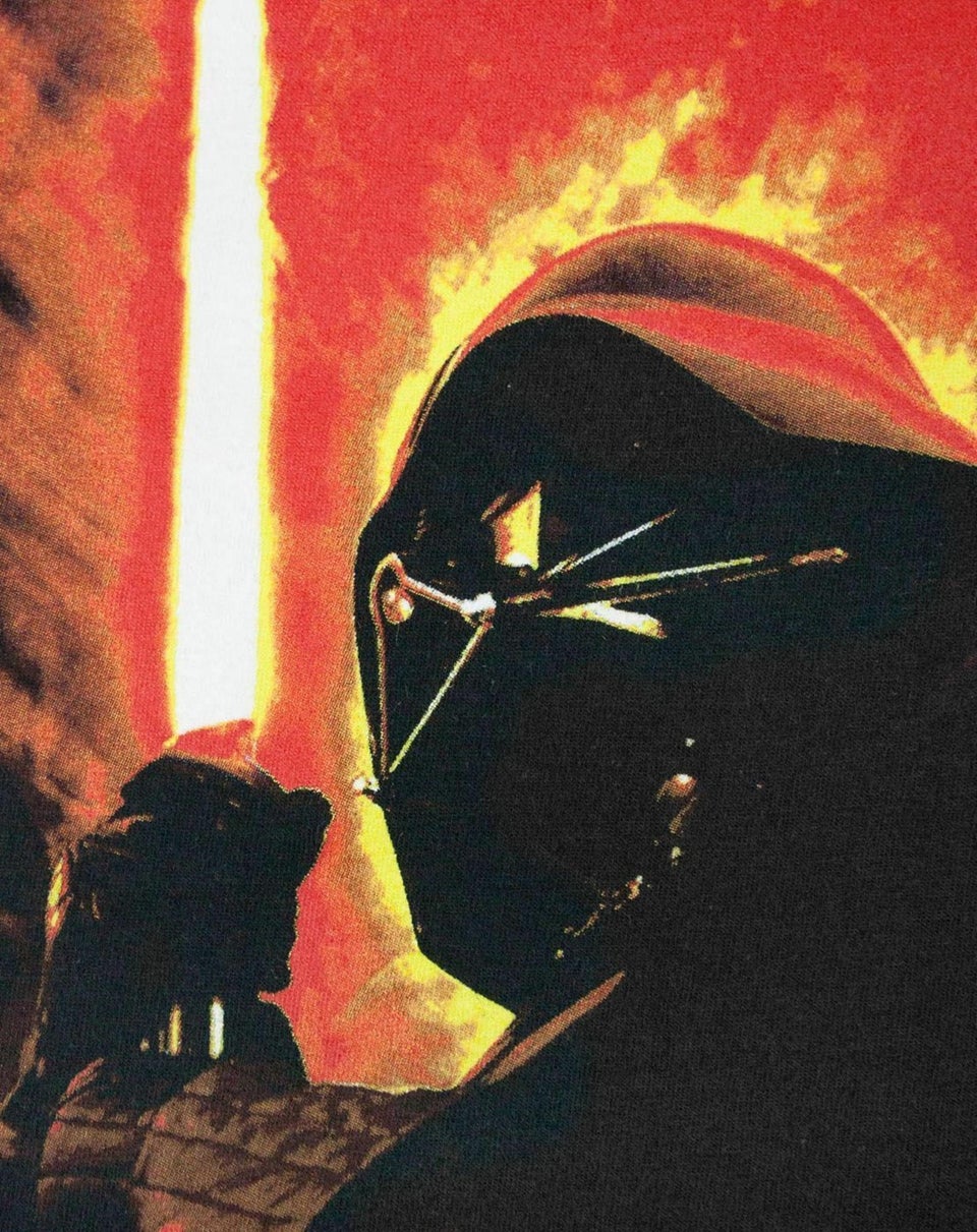 Star Wars Black Darth Vader Lightsaber T Shirt